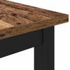 Vintage Wood Table 100 X 50 X 76.5 Cm Engineered Wood and Steel