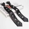 Luxurious Ladies Rhinestone Tie With Arrow Shape For Fashionable Office Wear