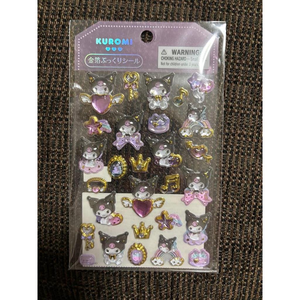 New Product Sold Out Sanrio Kuromi Gold Leaf Plump Sticker