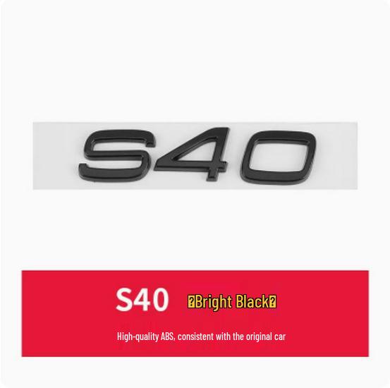Volvo V60 S90 S80L XC60 XC90 Rear Tail Logo English Letter Sticker
