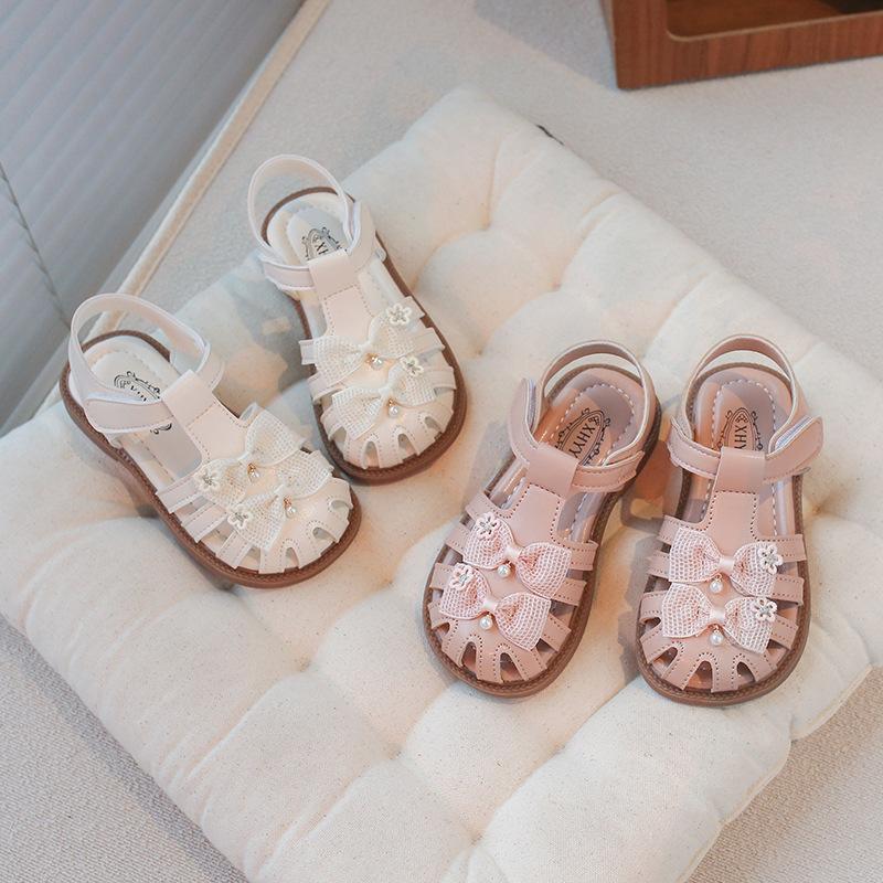 Girls fashion sandals summer new fashion foreign style children's sandals soft sole non-slip versatile beach shoes tide