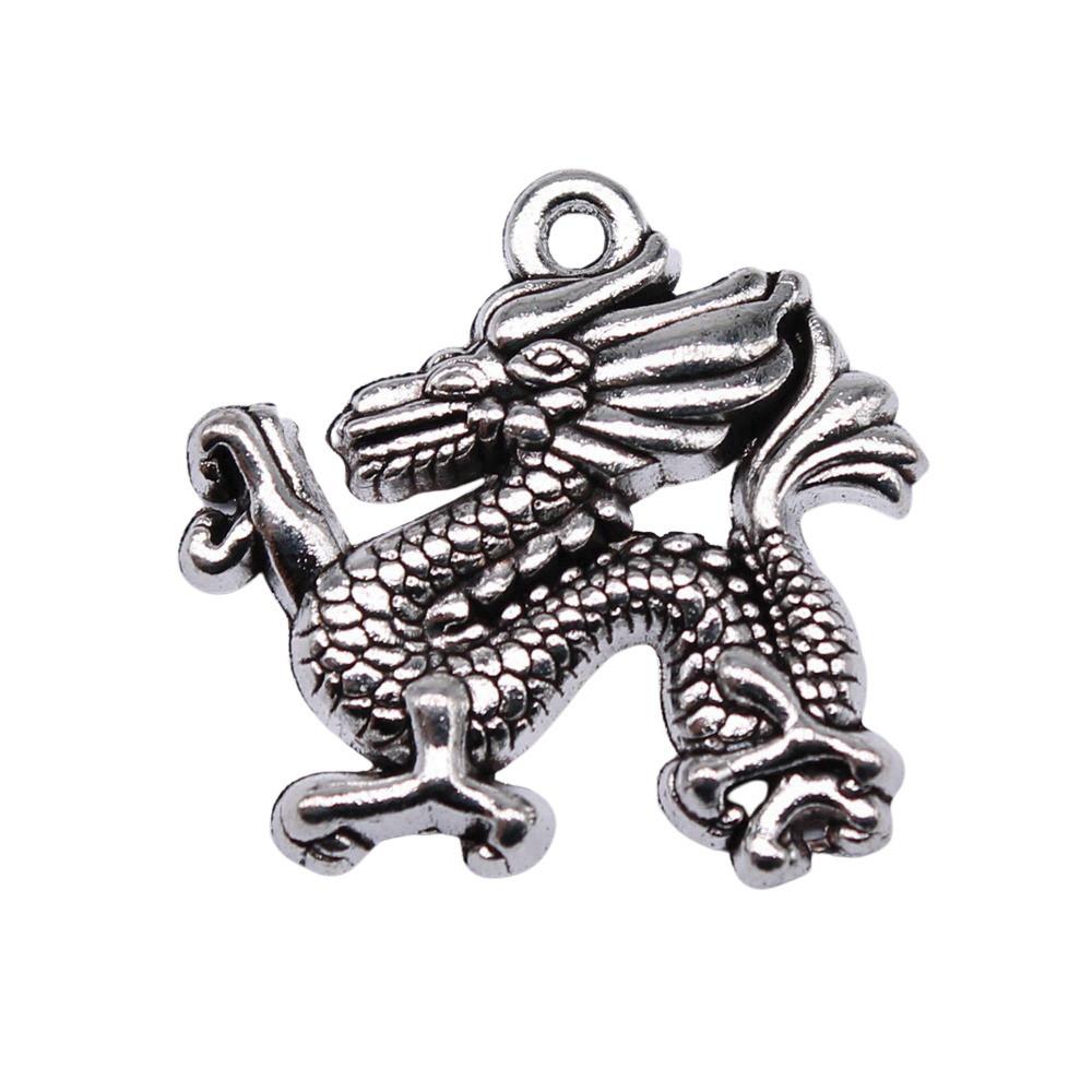 Alloy Pendants Dinosaur Dragon Wing Charms Vintage For Gothic DIY Jewelry Making Supplies