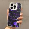 Honeycomb pattern phone case suitable for iPhone 17 16 15 14 13 12 11 Pro/Max/Plus anti drop and shockproof back cover