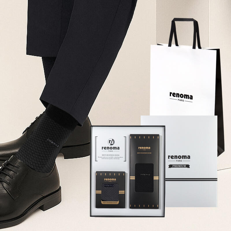 2-pack of formal diamond-shaped socks FREE