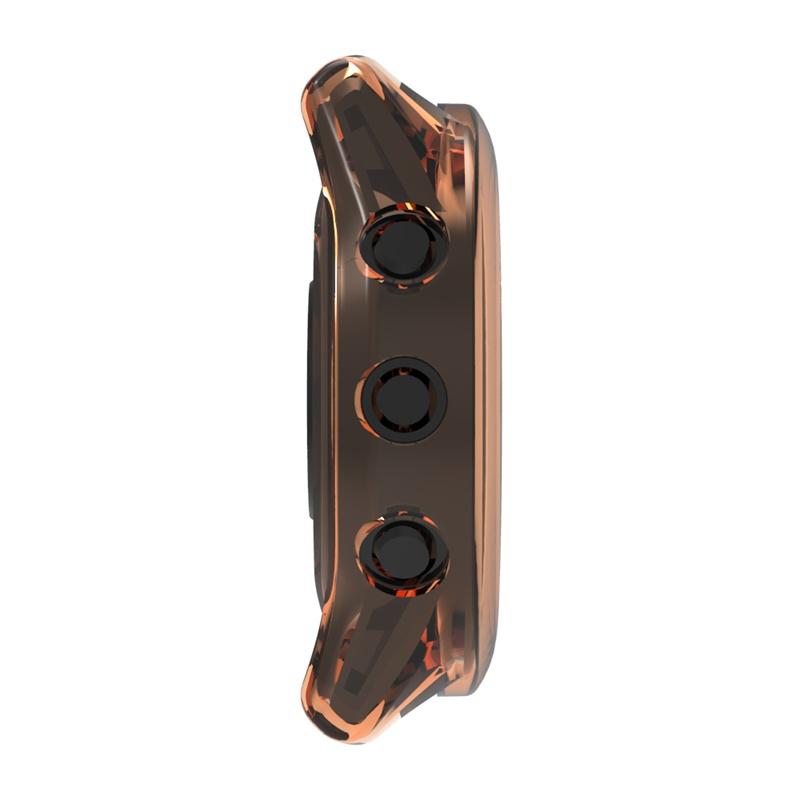 Für Garmin Forerunner 970 Smartwatch Hülle Schutz Bumper TPU Weiche Halbabdeckung Bildschirmschutzfolie