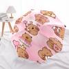 Capybara Themed Travel Umbrella-8 Ribs Automatic Opening and Closing, Portable Folding Design, Compact and Stylish Umbrella Suitable for Out