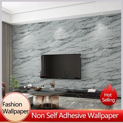 High Quality Non Woven Marble Wallpapers 3D TV Background Wall Living Room Restaurant Wallpaper Home Decoration Wall Paper