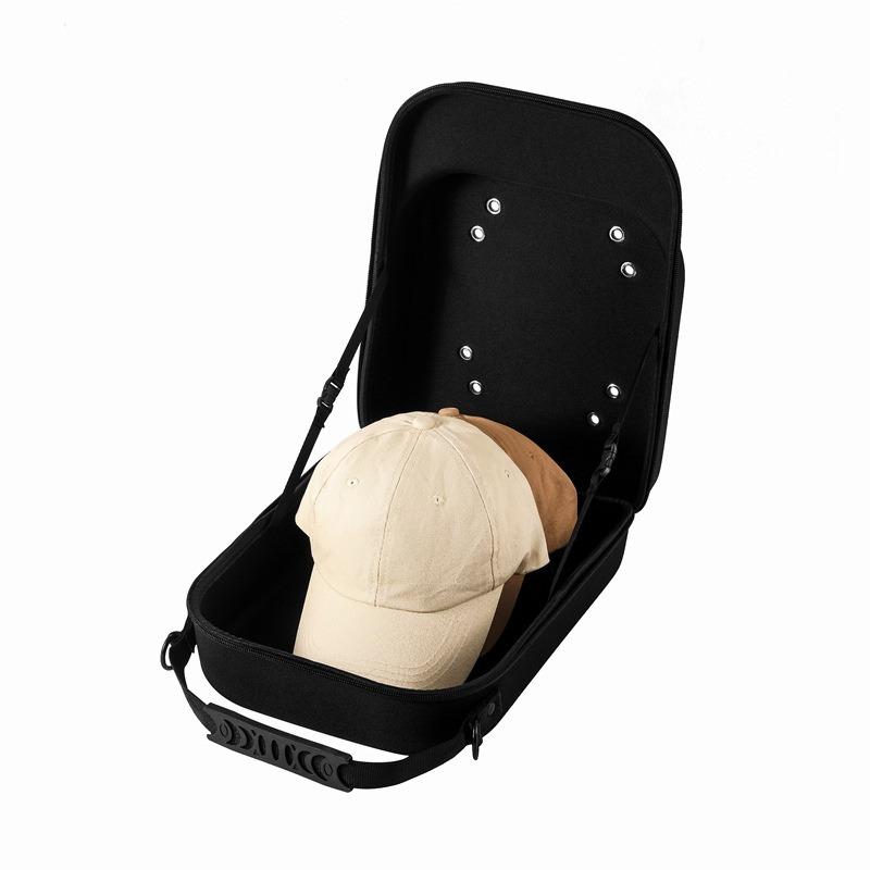 Custodia Portacappelli da Viaggio Portatile per Esterno, Porta Cappellini, Scatola Protettiva Rigida per Cappelli, Custodia da Viaggio per Cappelli, Borsa per Trasporto Cappellini da Baseball