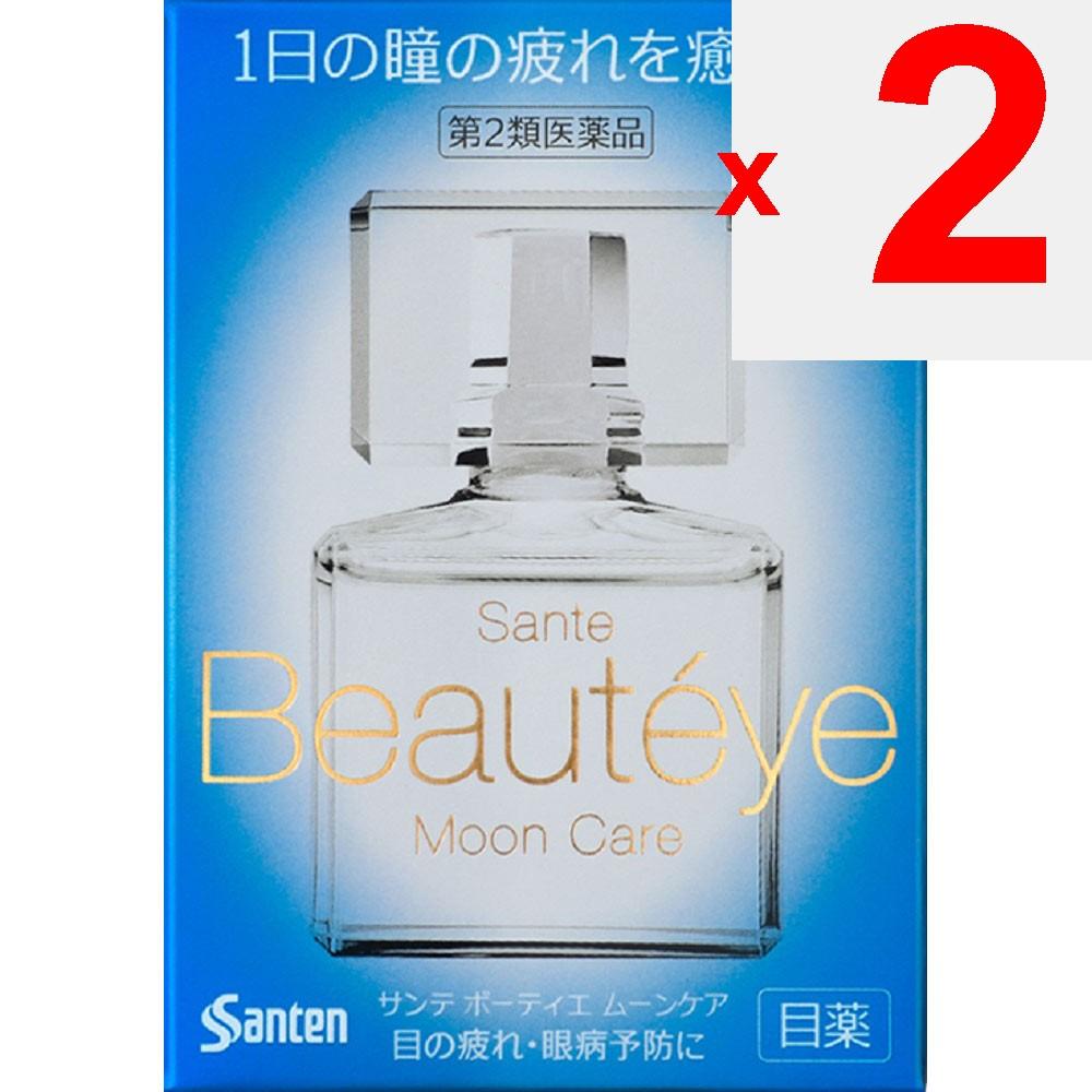 Santen Pharmaceutical Sante Boutier Moon Care 12mL Eye Strain & Fatigued Eyes Eye Drops Indications: Eye fatigue, prevention of eye diseases (after sw