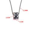Hollow Meson Pendant Retro Fashion Creative Item Decoration High Sense Hip Hop Titanium Steel Necklace