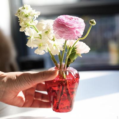 Erdbeervase Blumengesteck Kreatives Desktop-Ornament Pflanzenhalter Dekorglas
