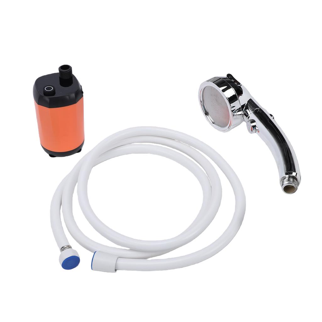 Portable Shower Pump with Temperature Display High Lift 6.5M for Outdoors Camping Hiking CarCelsiusPet Washing