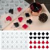 Herz Pik Kreuz Gewachste Pelletsformen Poker Silikonform Epoxidharze Gießformen für Schokolade Fondant Kuchen