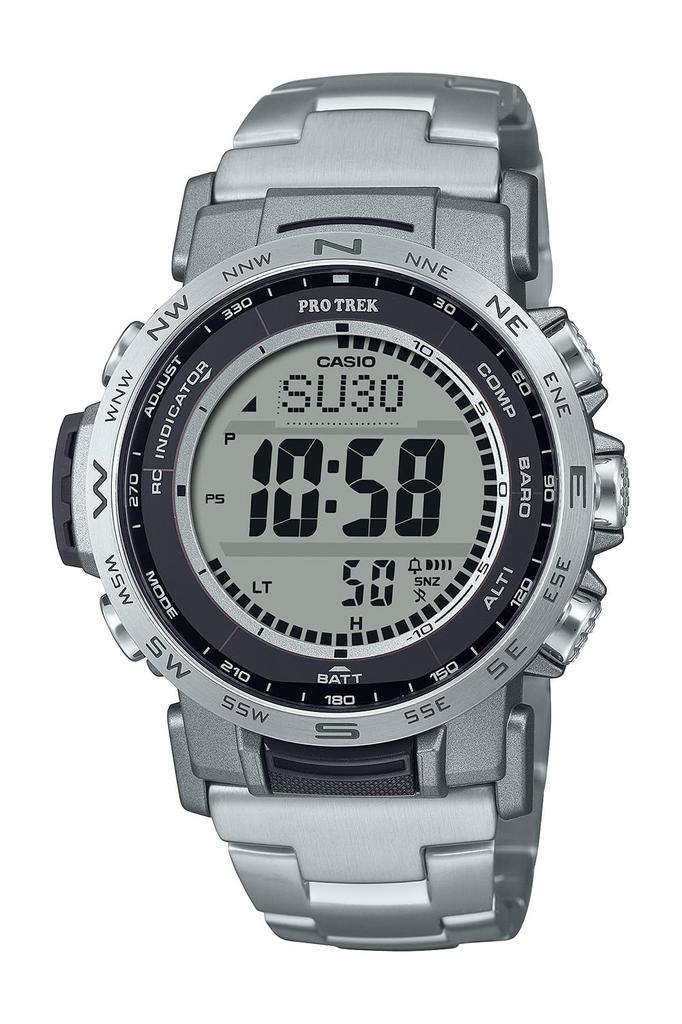 Pro Trek Watch Radio Solar Sapphire Glass Uses Environmentally Friendly Materials Silver [Casio] [Climber Line] PRW-35TLD-7JF Men's