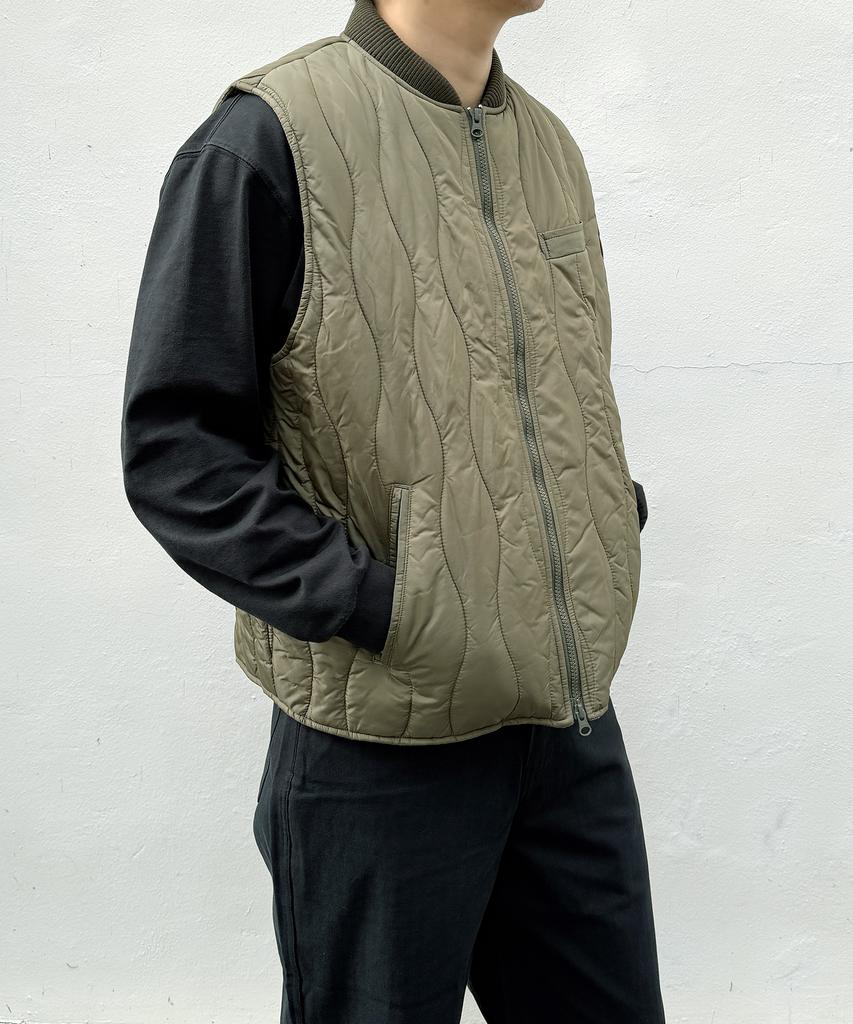 Youneedgarments Nylon-Unterziehweste (Olive)