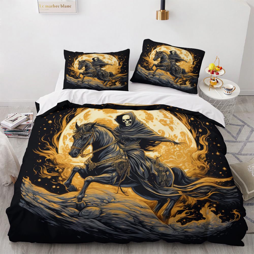 Unicorn Duvet Cover Set For Boys Queen Size Lightweight Down Quilt Covers Bedroom Decor 2 Pillowcases 1 Duvet Cover No Comforter