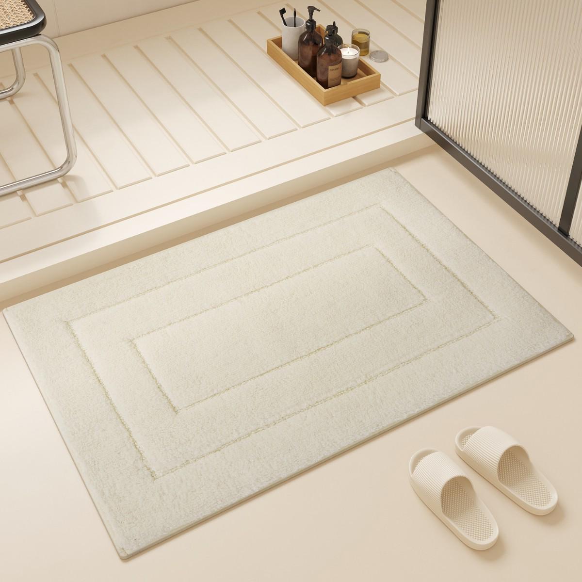 

Thick Absorbent Non-Slip Bathroom Mat - Entrance and Toilet Floor Rug 40x60 cm
