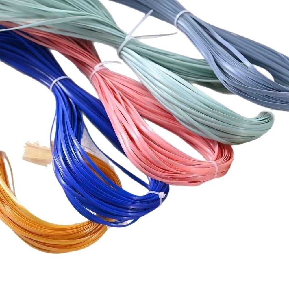 Striscia di Rattan Larga 5mm Corda di Rattan Piatta Materiale per Intreccio in Rattan Sintetico Cesti di Fiori Artigianato DIY