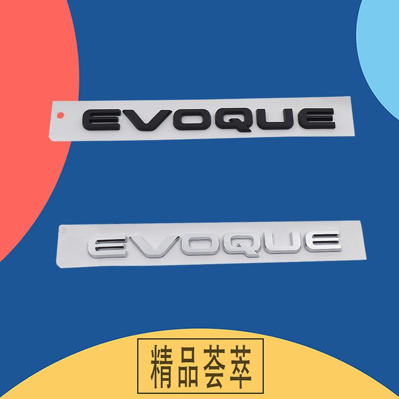 3D Premium EVOQUE Letters for P250 P300 Styling Accessories Car Engine Hood Fender Trunk Tail Rear Decal Emblem Badge Sticker