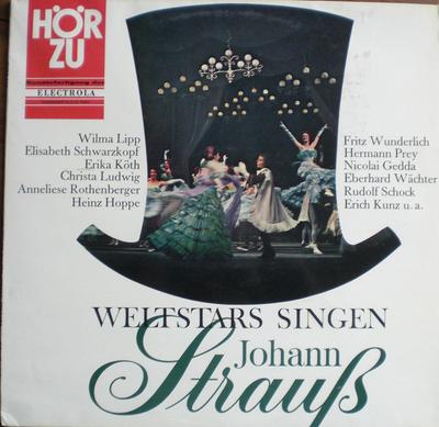 LP Record VARIOUS - Weltstars Singen Johann Strauß SHZE149 HÖR ZU Germany Classical Used