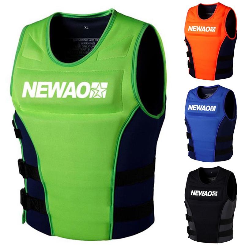 Durable Buoyancy Foam Filled Adult Life Jacket With Adjustable Belt And Smooth Zipper