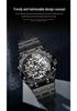 Binbang Men's Automatic Waterproof Skeleton Mechanical Watch - High-End Alloy Design
