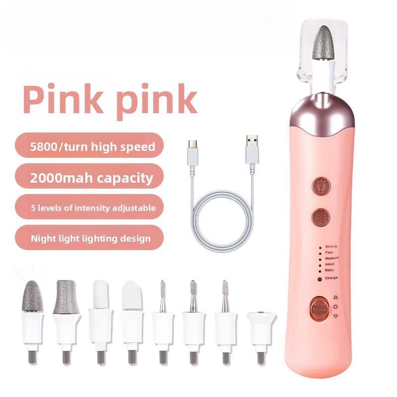 Electric Nail Grinder 8-in-1 Portable Nail Grinder Special Multifunctional Silent Nail Remover Nail Repair Kit Tool