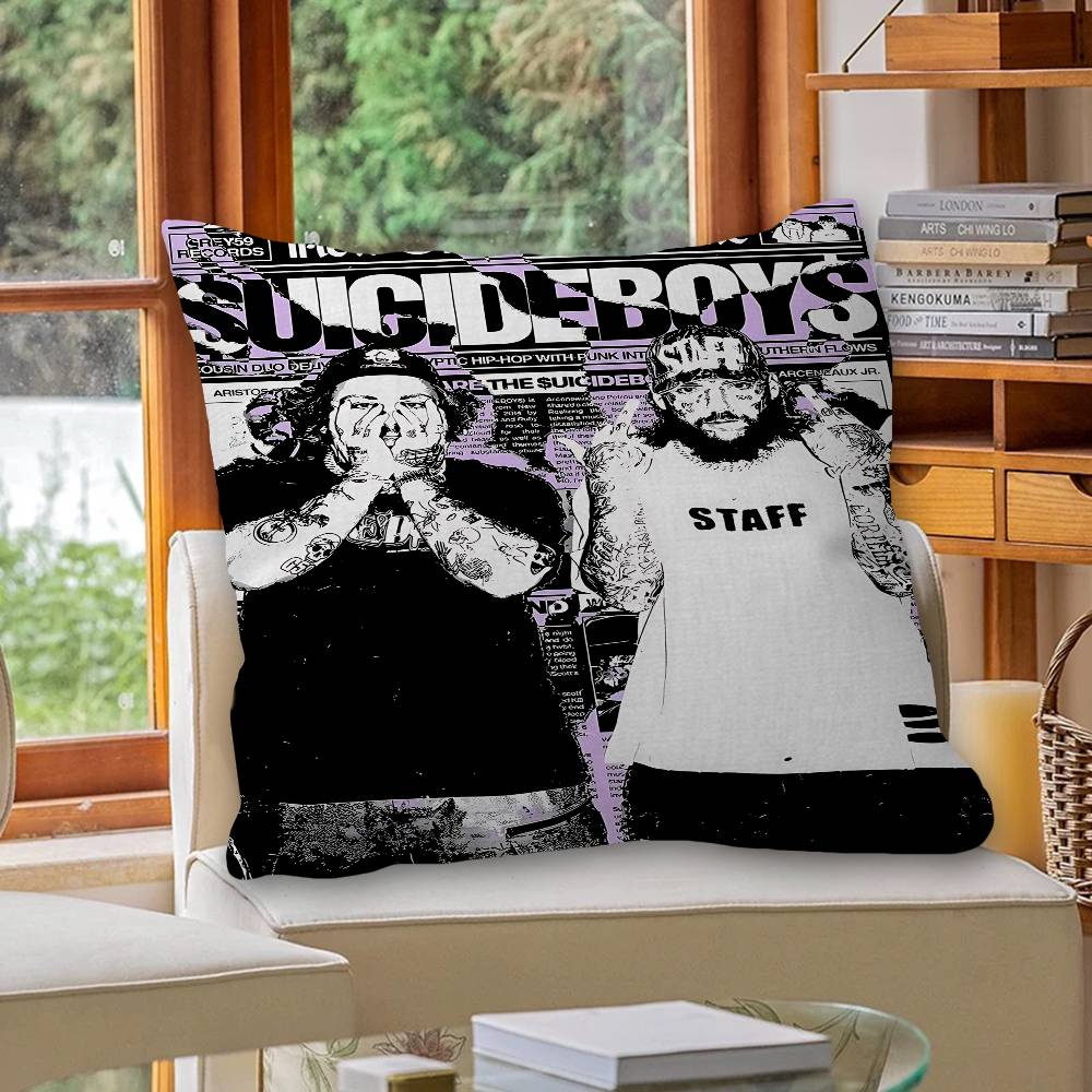Hip Hop S-Suicideboys G59 Personalized Pillow Cover Kids Bedroom Wild Party Decor Pillowcase Kid Birthday Shower Gift