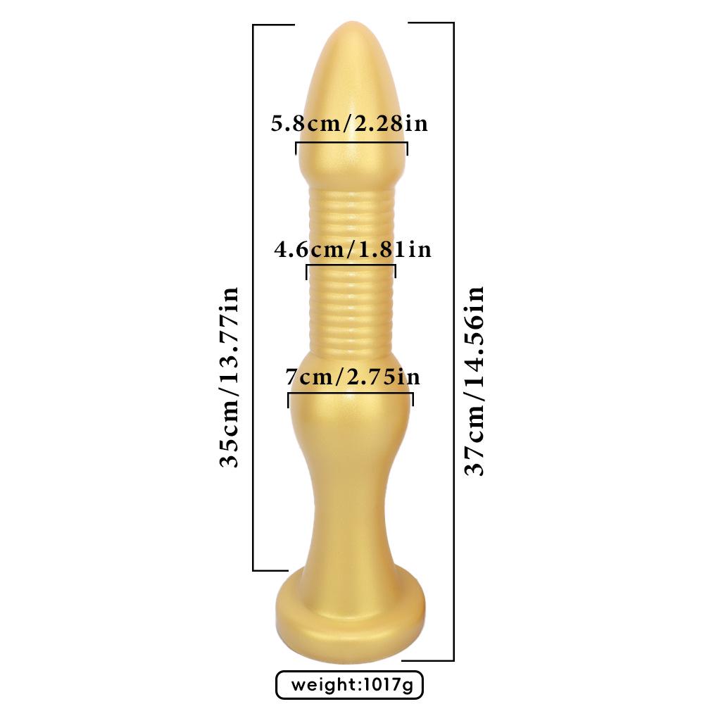 Silicone Extra-Large Soft Anal Plug for Outdoor Wear & Training