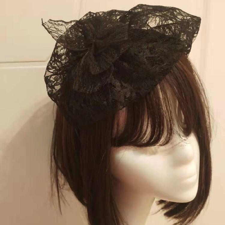 Fascinator Hut Damen Blume Netzband Kopfband Cocktail Teeparty Kopfschmuck
