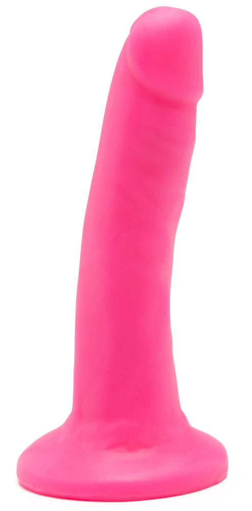 Gode Happy Dick 13 x 3 cm Rose - Get Real TOYJOY - GODE COULEUR & GIRLY