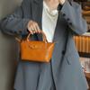 Pierwsza warstwa garbowana roślinnie skóra bydlęca torba pierożek retro wszechstronna damska torba crossbody mała torba ręcznie robiona torebka ze skóry naturalnej 77158