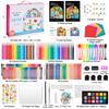 Shuttle Art Art Set with Colored Solid Coloring Watercolor Pencil and Includes a Portable Storage A Great Gift for Elementary School and 335-Piece