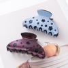 Tangli Flower Pattern Acetate Shark Hair Clip for Girls