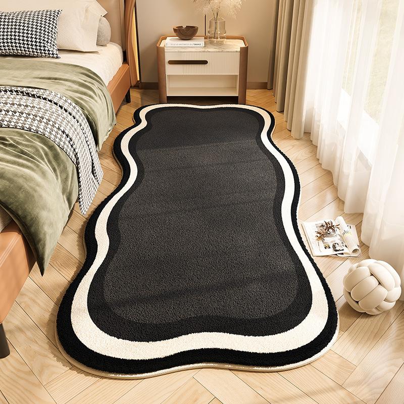 Bedside Carpet Bedroom Bedside Carpet Winter Children's Room Dirt Resistant and Non Slip Thick Floor Mat