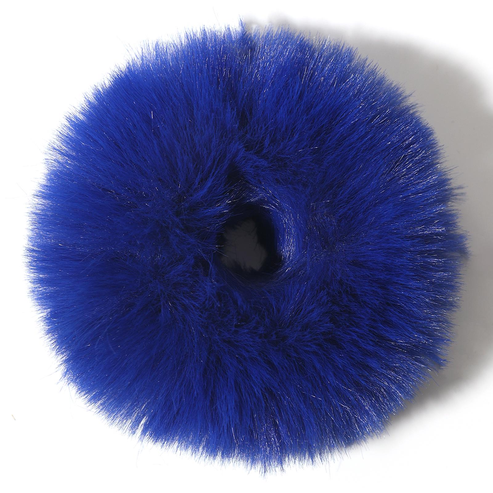 

Європейська та американська цукеркова кольорова гумка-скранчі зі штучного хутра: Жіноча та дитяча різнокольорова еластична гумка для волосся