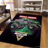 Monster Jam Truck Game Carpet for Living Room Bedroom Rug Kitchen Kids Door Unslip Floor Mat Birthday gift photography props Rug