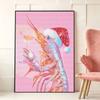 Lobster DIY Diamond Art Painting Kit with Shiny Resin Diamonds for Adults Relaxing Craft Wall Decor and Handmade Gift Idea Set Decor