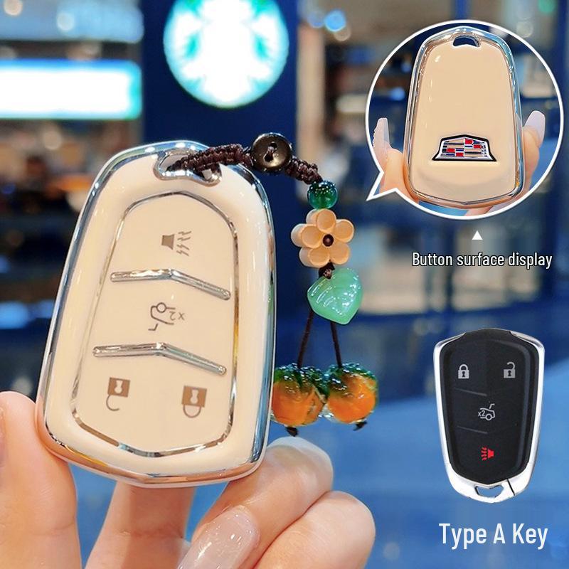 Cadillac Schlüsseletui für XT4, XT5, CT5, CT6, CT4, ATSL und GT4 - Speziell für Frauen entwickelt