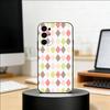 Plaid Background Phone Case For Samsung S25,S24,S21,S22,S23,S30,Ultra,S20,Plus,Fe,Soft Silicone Black Cover