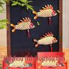 Huangshan Festival Souvenirs: Luminous Fish Lantern Fridge Magnet Collection