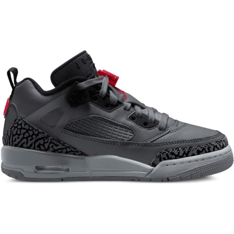 Jordan Spizike Low Anthracite Gym Red (GS) Kids Sneakers Black FQ3950-002