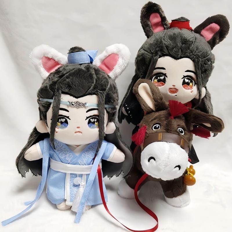 New Arrival 20Cm Mo Dao Shi Lan Wangji Wei Wuxian Plush Toys Anime Plush Cotton Dolls Kawaii Manga Stuffed Plushie Toys Gifts