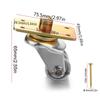 Upright Piano Wheels Casters Rust Resistant Metal Furniture Caster Safe Durable Plate Casters Piano Accessories For Bookshelves