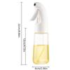 Kitchen Oil Sprayer for Cooking Plastic/Glass Food Grade 2 in 1 Spray & Pour Oil Dispenser for Air Fryer Salad Frying BBQ