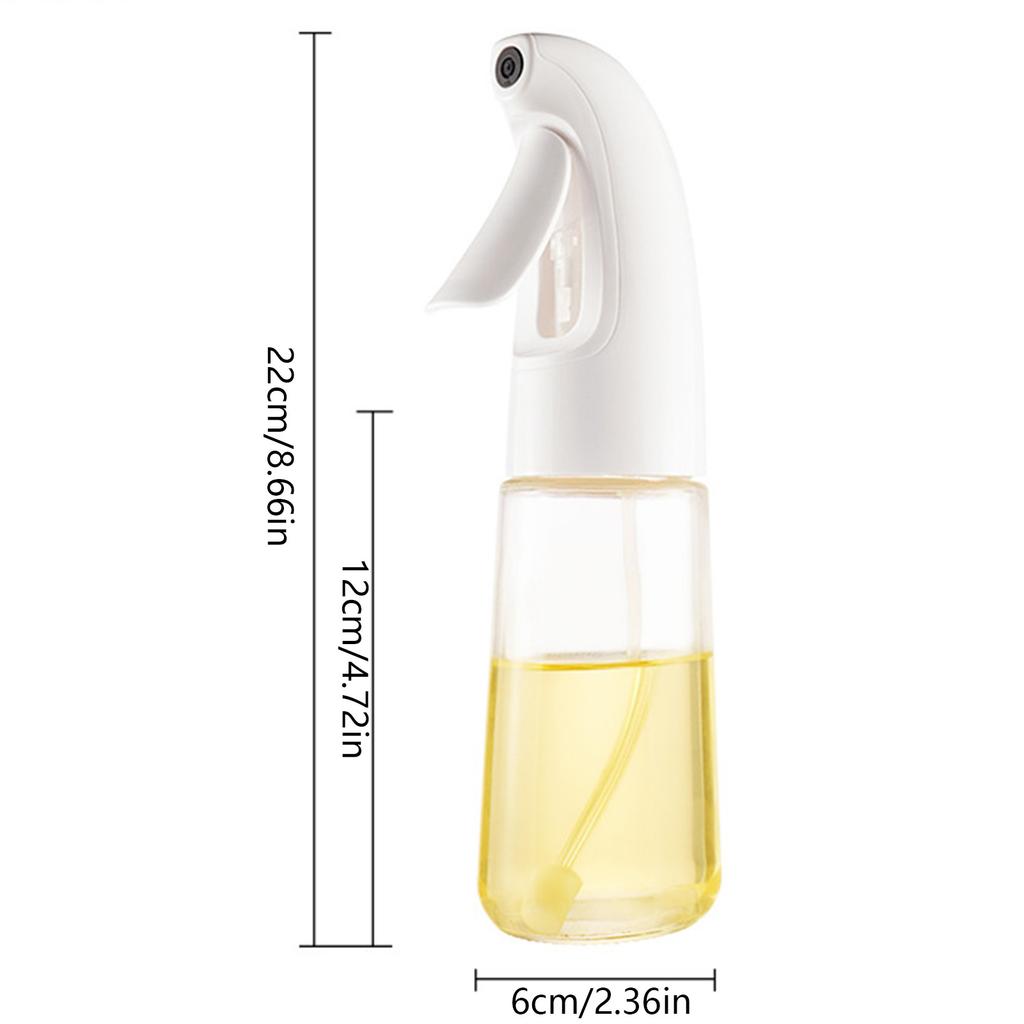 Kitchen Oil Sprayer for Cooking Plastic/Glass Food Grade 2 in 1 Spray & Pour Oil Dispenser for Air Fryer Salad Frying BBQ