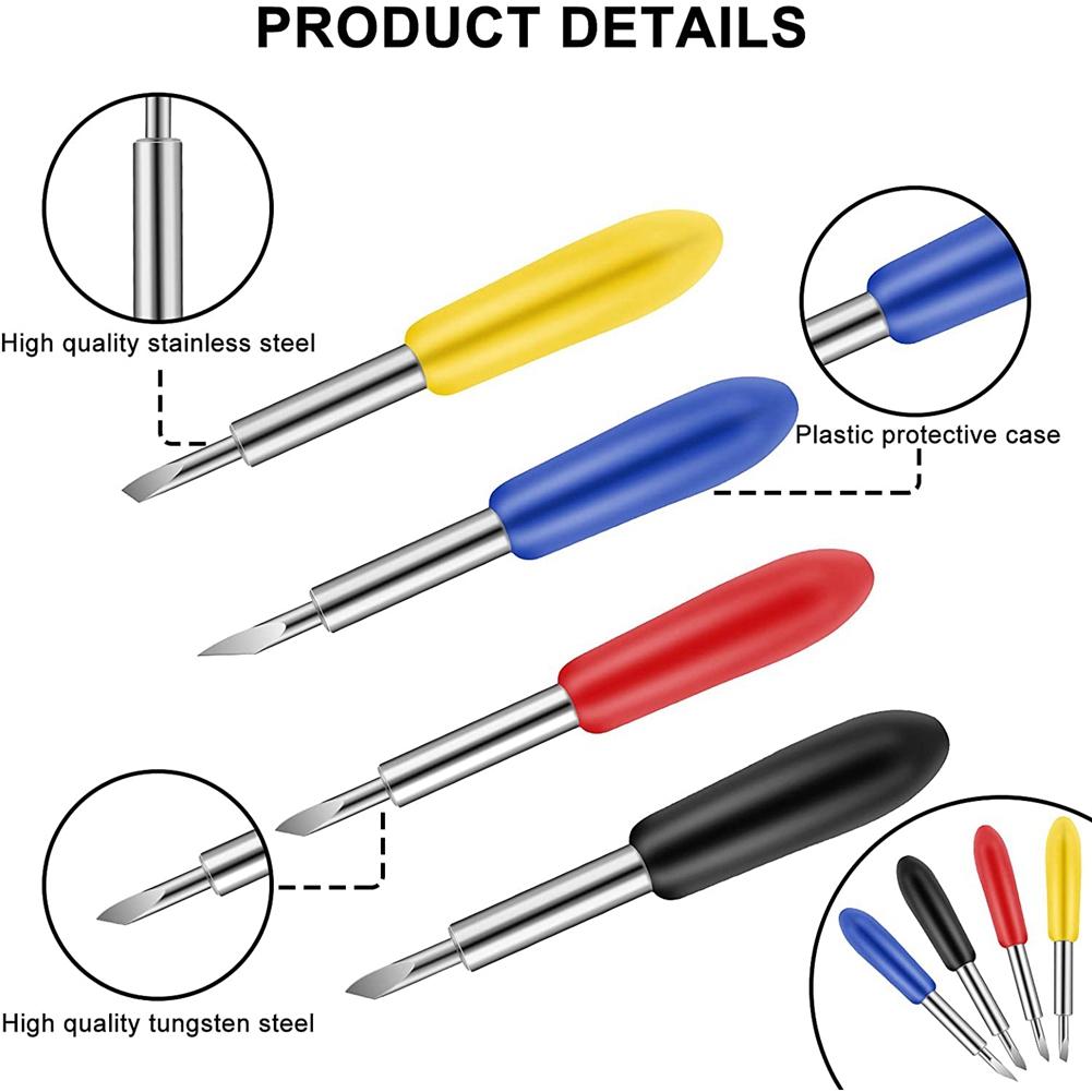 A84X-Cutting Blades For Explore Air/Air 2 Maker Cutting Blades Fine Point Blade Tool For Vinyl Fabric Cutting Machine