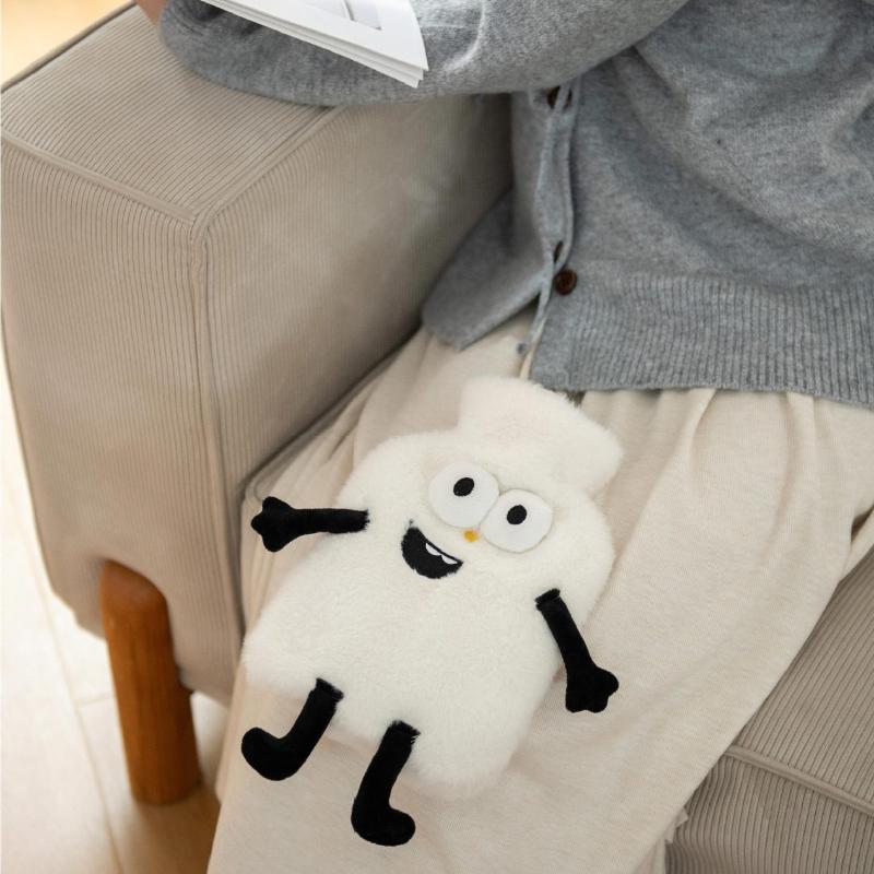 The New Hot-selling Creative Funny Cartoon Hot Water Bottle Cute Plush Warm Water Bag Hand Warmer Foot Warmer Bed Warmer