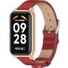 Leather Strap for Xiaomi Redmi Smart Band 2 / Xiaomi Smart Mi Band 8 Active, Red