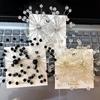 Sparkling Snowflake Earrings Women's Accessories Beaded Crystal Earrings  Formal Events